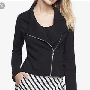 Express knit moto jacket